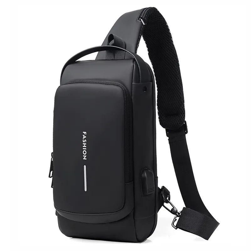 🔥 Multifunction Anti-Theft chest bag - USB Charging Crossbody Bag 👜 - Stylish & Secure for Trips 🚶‍♂️ | 🔥 Flat 40% OFF 🔥