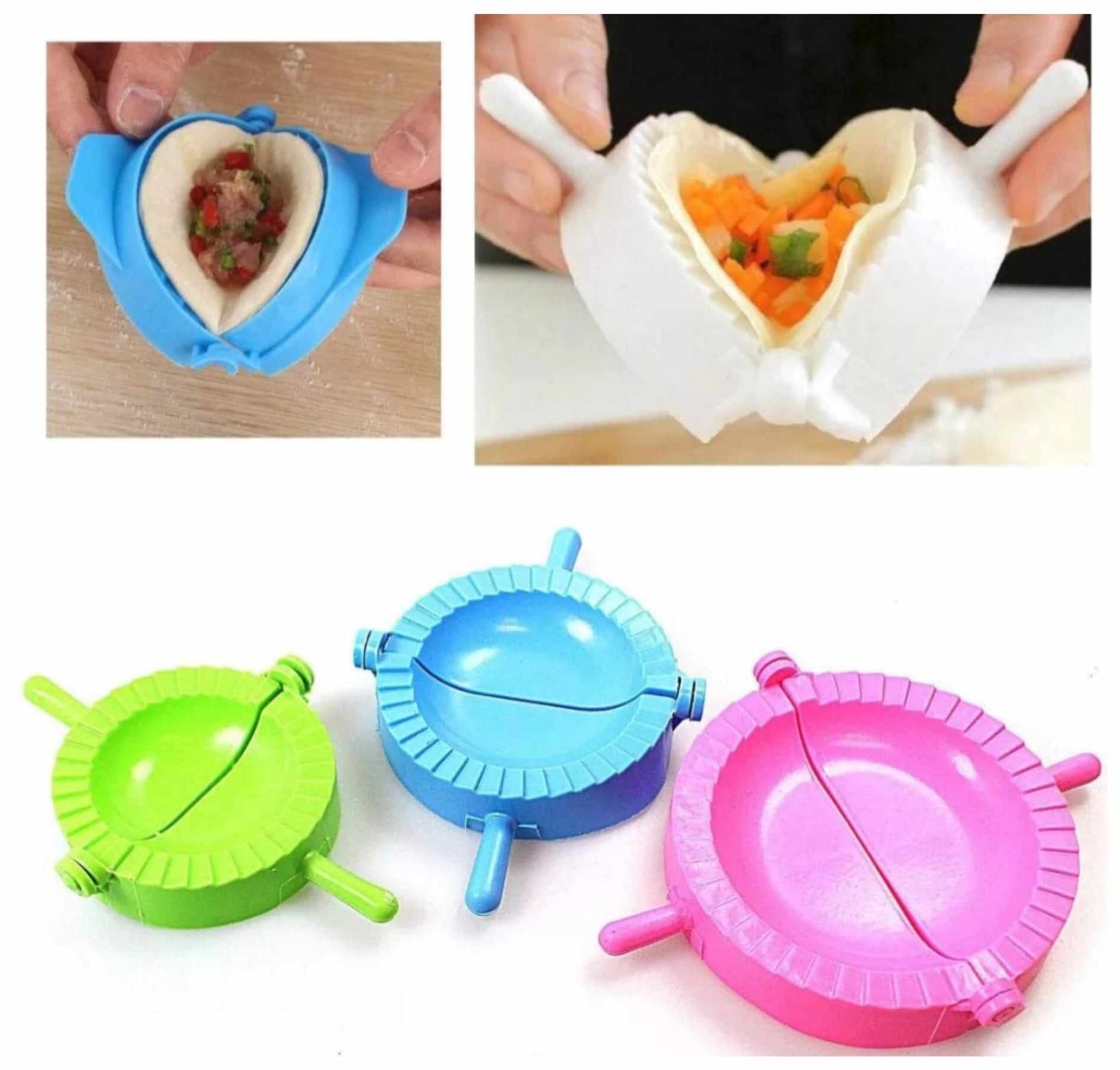 🔥 Pack of 2 Kabab Moulds & Samosa Maker | 😍 Flat 50%OFF 🤩