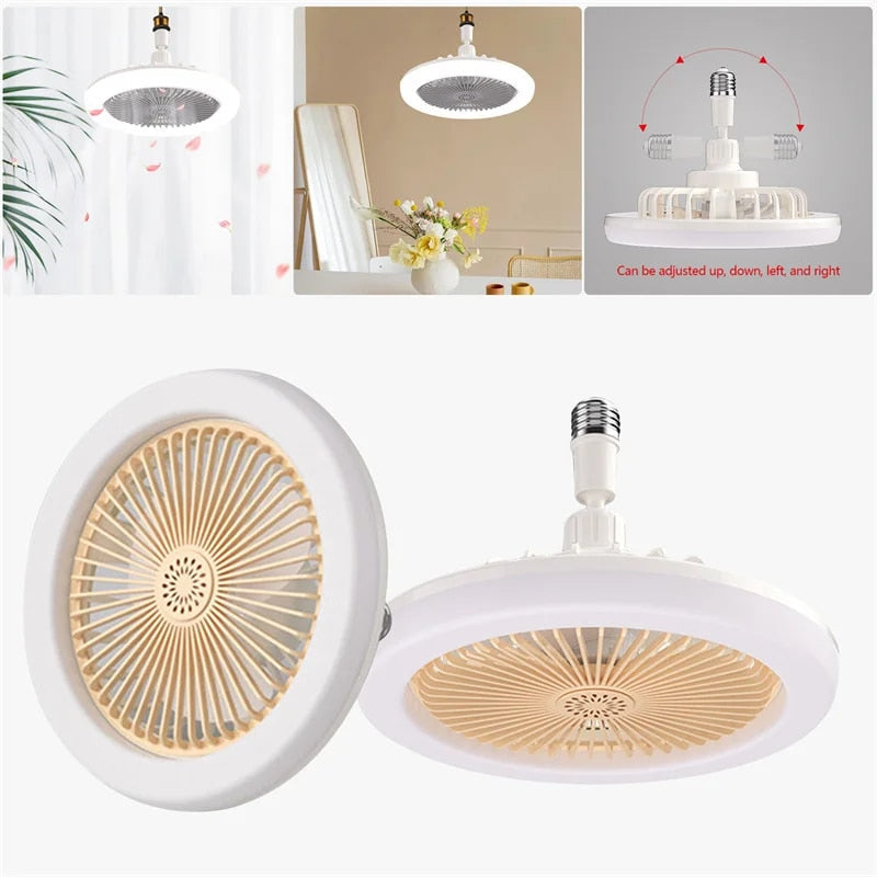 🔥 2-in-1  360 ° Rotating Ceiling Fan Light With Remote Control 😍
